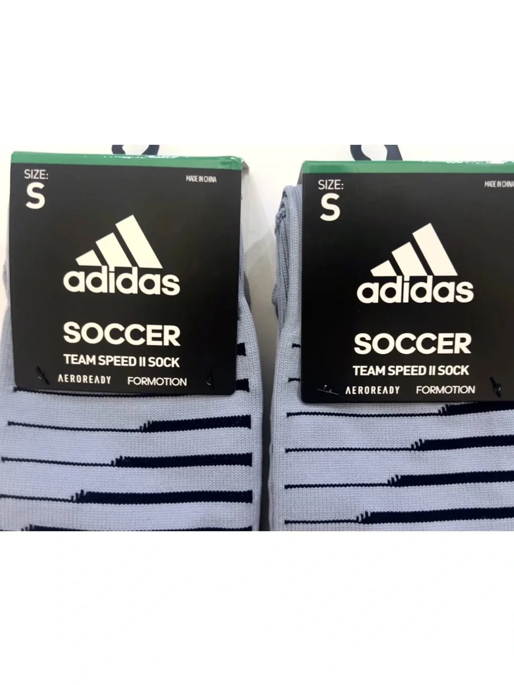 Adidas NEW Kids Youth LOT OF 4 Soccer Team Speed II Socks Sz S